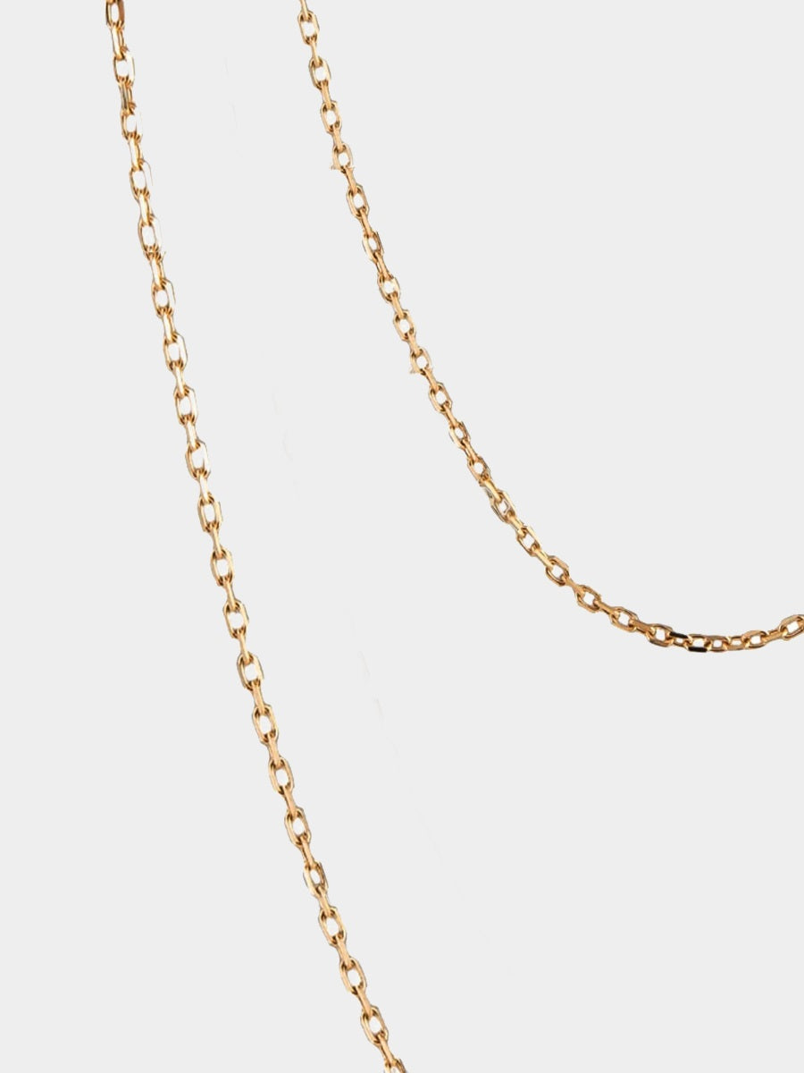 18k Gold Plated 18 or 24 Inch Fine Trace Chain