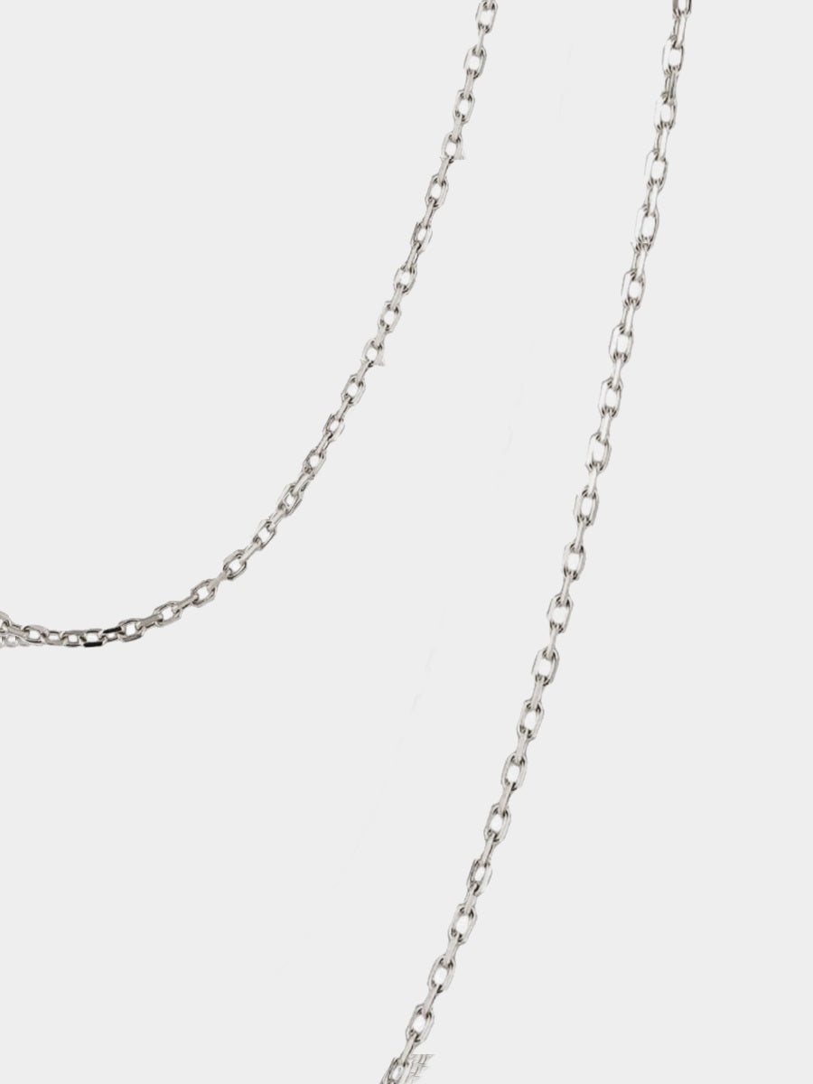 Strerling Silver 18 Inch Fine Trace Chain