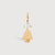 14k Solid Gold Girl Necklace or Charm with Moonstone Gemstone - June Birthstone | Precious People