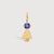 14k Solid Gold Girl Necklace or Charm with Tanzanite Gemstone - December Birthstone | Precious People