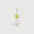 14k White Gold Girl Necklace or Charm with Peridot Gemstone - August Birthstone | Precious People