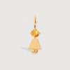 Gold Vermeil Daughter or Girl with Citrine Gemstone - November Birthstone