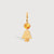 Gold Vermeil Daughter or Girl with Citrine Gemstone - November Birthstone