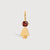 Gold Vermeil Daughter or Girl with Garnet Gemstone - January Birthstone