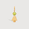 Gold Vermeil Daughter or Girl with Peridot Gemstone - August Birthstone