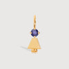 Gold Vermeil Daughter or Girl with Tanzanite Gemstone - December Birthstone