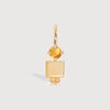 14k Solid Gold Boy Necklace or Charm with Citrine Gemstone - November Birthstone | Precious People