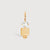 14k Solid Gold Boy Necklace or Charm with White Topaz Gemstone - April Birthstone | Precious People