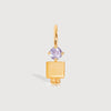 Gold Vermeil Son or Boy with Amethyst Gemstone - February Birthstone