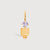 Gold Vermeil Son or Boy with Amethyst Gemstone - February Birthstone