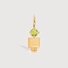 Gold Vermeil Son or Boy with Peridot Gemstone - August Birthstone