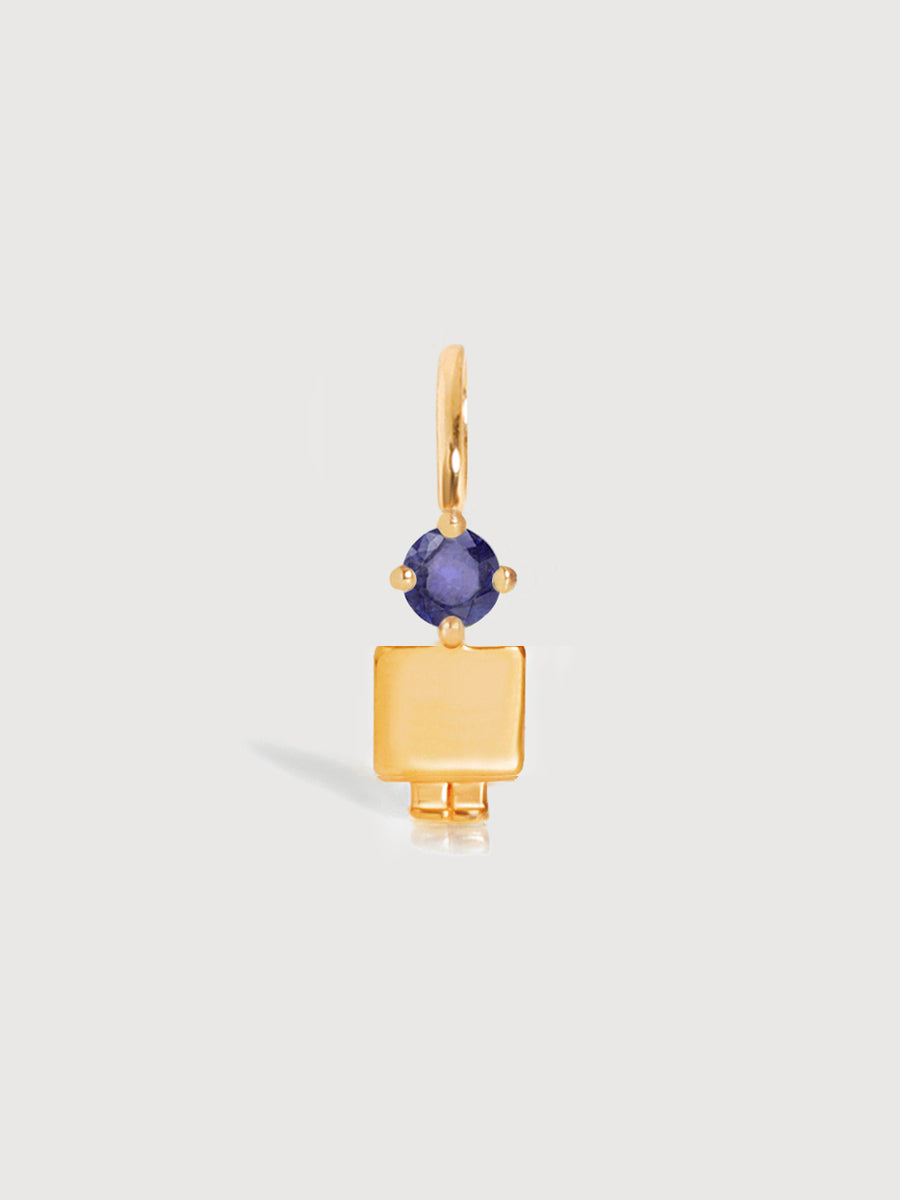 Gold Vermeil Son or Boy with Tanzanite Gemstone - December Birthstone