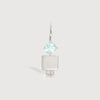 Sterling Silver Boy Necklace or Charm with Aquamarine Gemstone - March Birthstone | Precious People