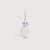 Sterling Silver Boy Necklace or Charm with Amethyst Gemstone - February Birthstone | Precious People