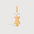 Gold Vermeil Mum or Woman with Moonstone Gemstone - June Birthstone