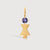 Gold Vermeil Mum or Woman with Tanzanite Gemstone - December Birthstone