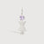 Sterling Silver Woman Necklace or Charm with Amethyst Gemstone - February Birthstone | Precious People